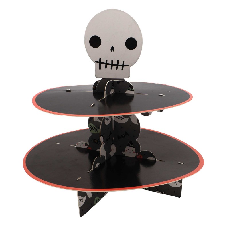 Halloween Fright Night 2 Tier Cake Stand 30cm x 30cm x 29cm