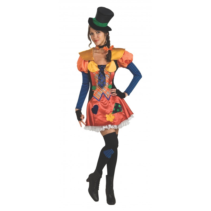 Hobo Clown Circus Womens Adult Costume