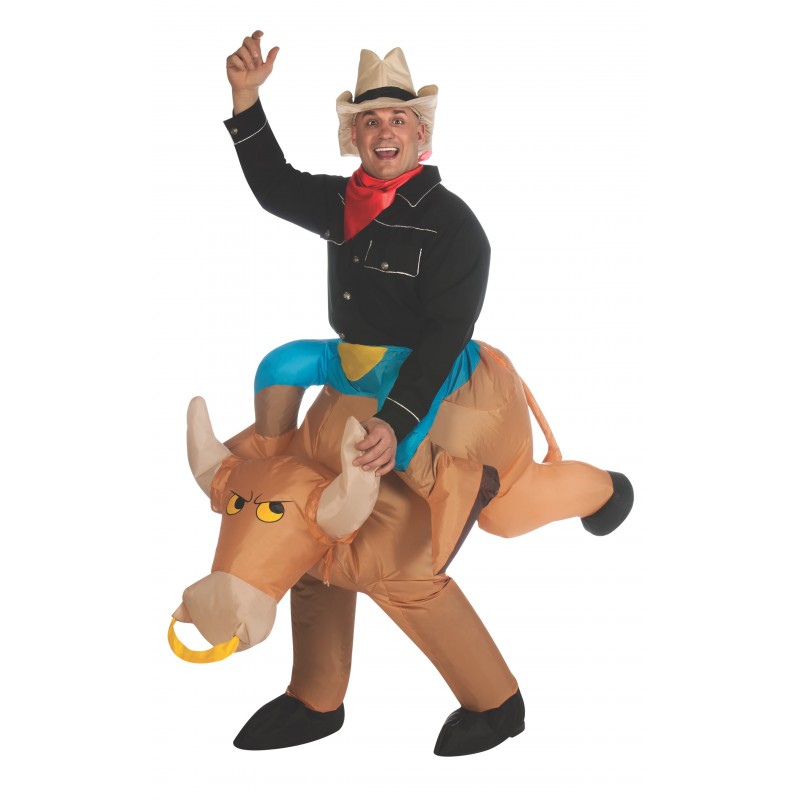 Bull Rider Inflatable Adult Costume Western