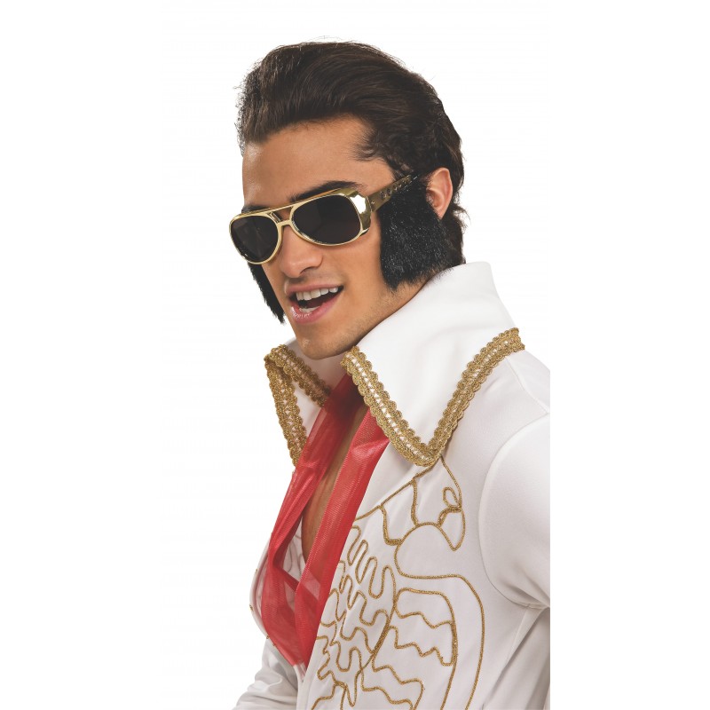 Elvis Glasses With Attached Sideburns for Adult Celebrities