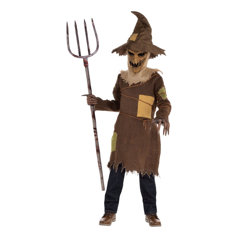 Scary Scarecrow Boy's Costume 8-10 Years