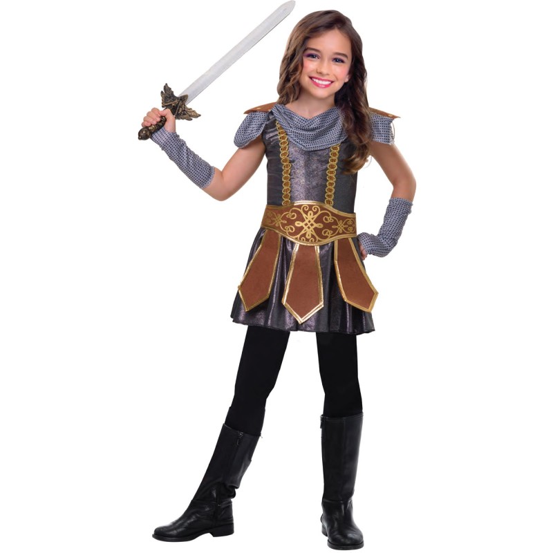 Warrior Cutie Girl's Costume 11-12 Years
