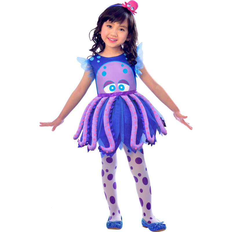 Octopus Girl's Costume 2-3 Years