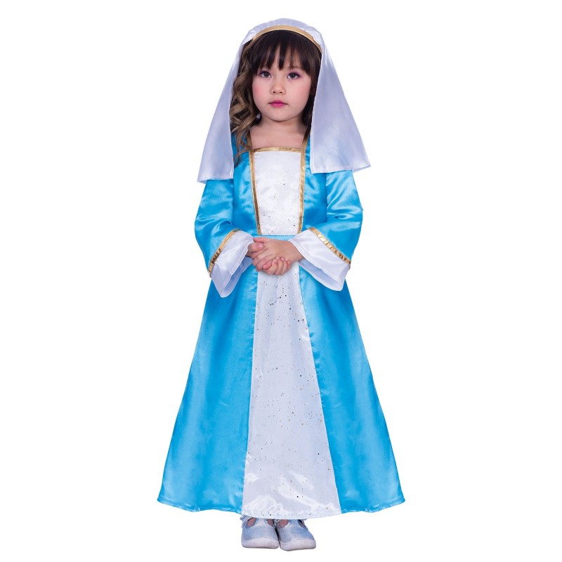 Virgin Mary Nativity Girl's Costume 5-6 Years Virgin Mary Nativity Girl's Costume 5-6 Years