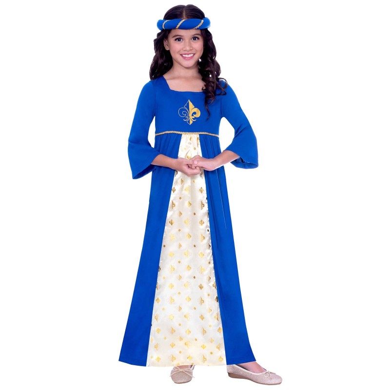 Tudor Princess Blue Girl's Costume 4-6 Years