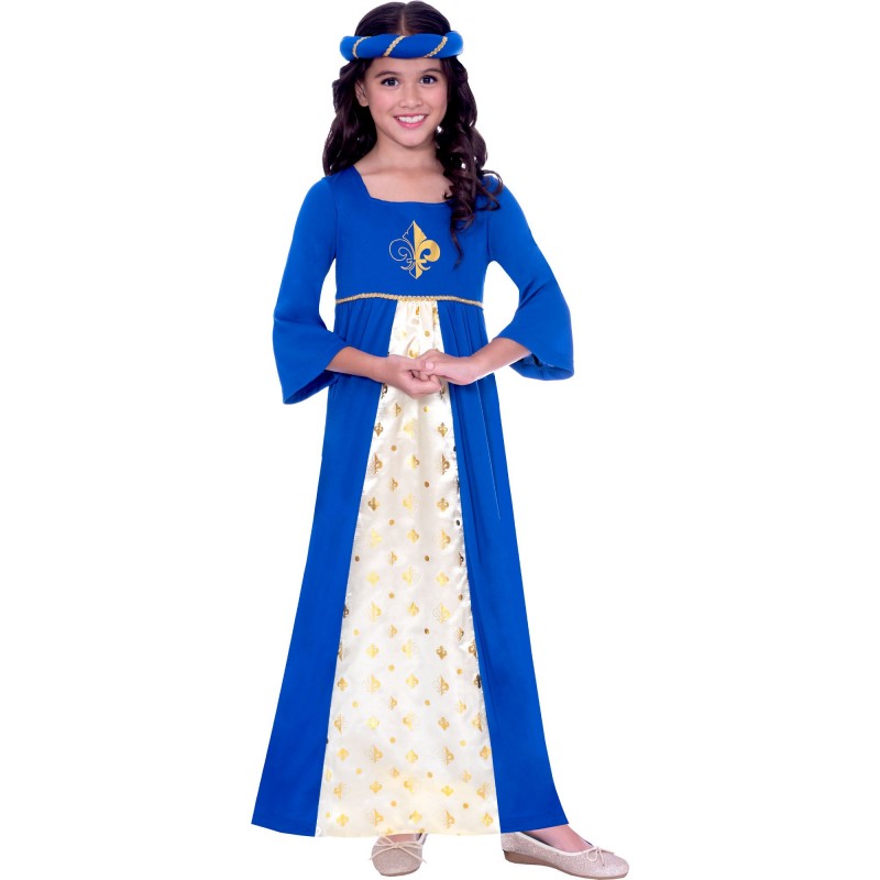 Tudor Princess Blue Girl's Costume 6-8 Years