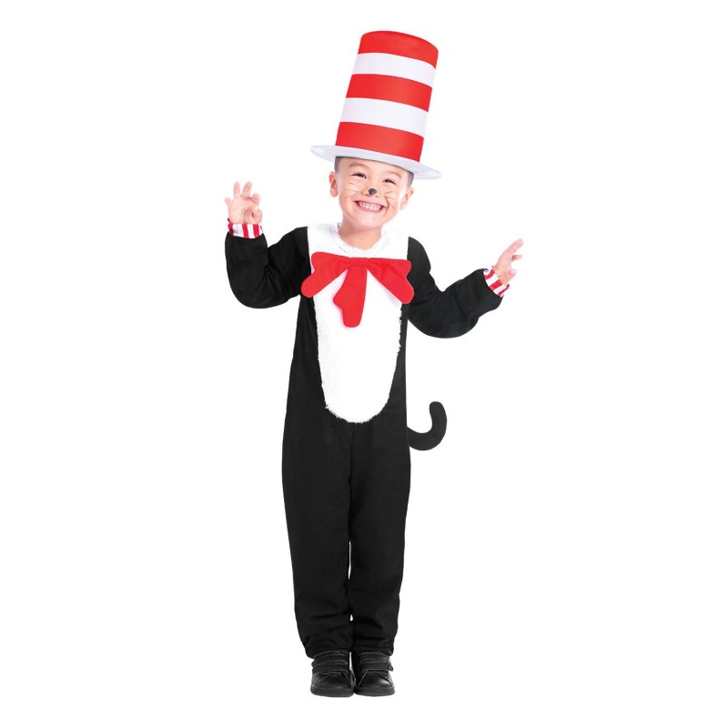 The Cat in the Hat Unisex Kid's Costume 3-4 Years The Cat in the Hat Unisex Kid's Costume 3-4 Years