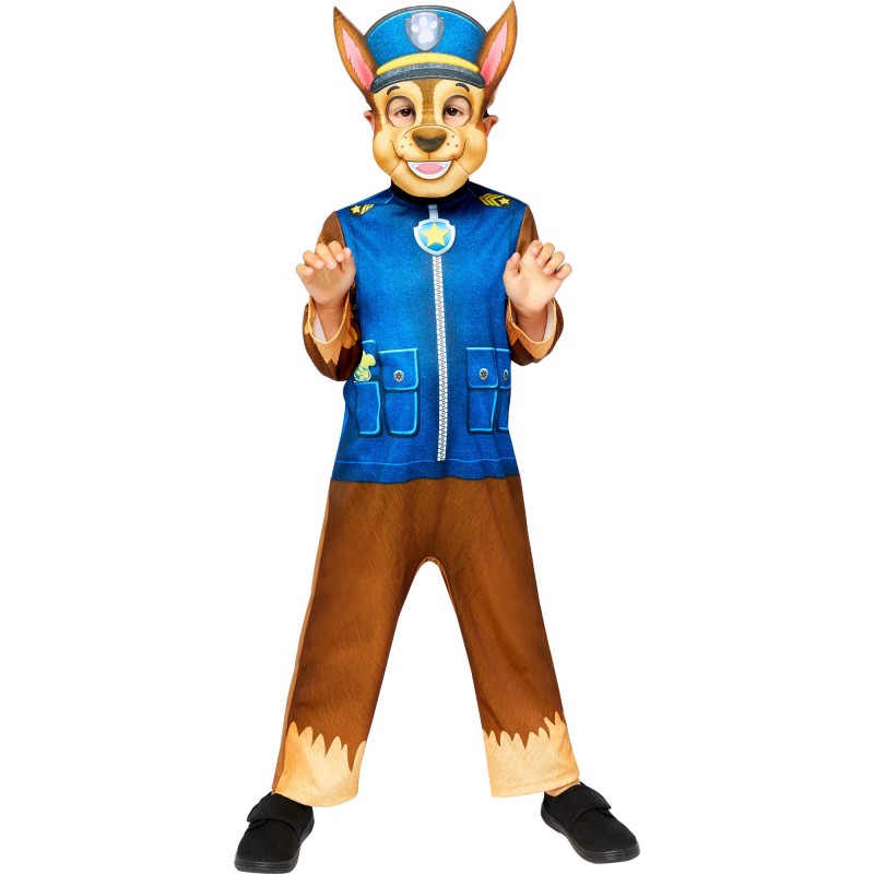 Paw Patrol Chase Boy's Costumes 3-4 Years