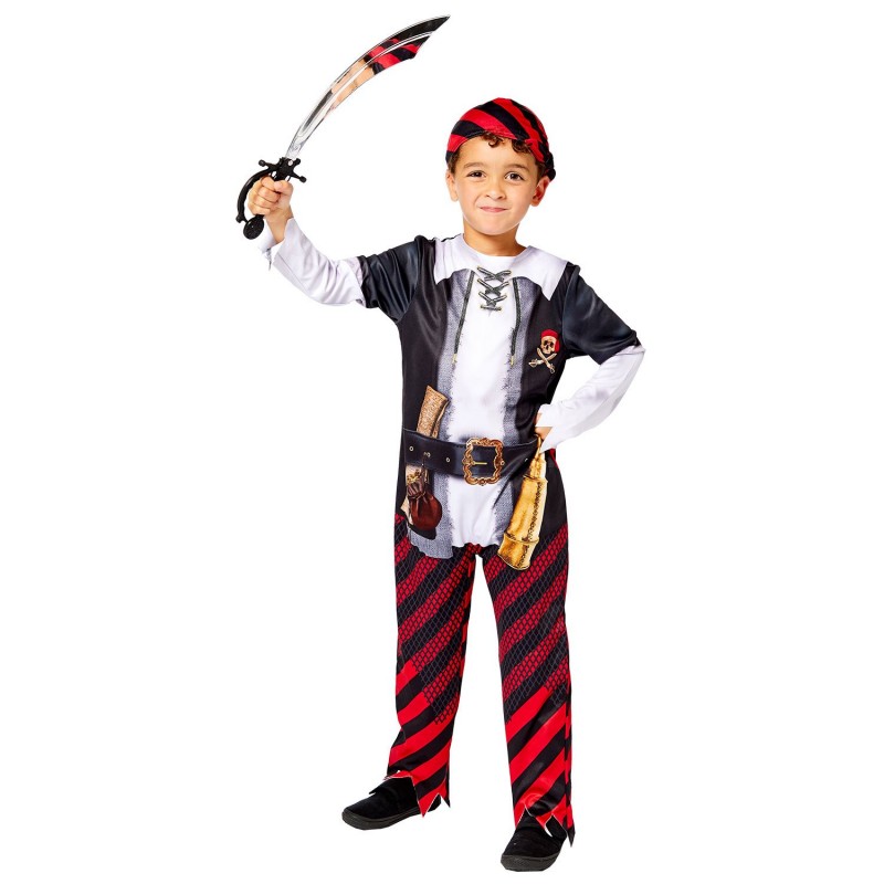 Pirate Sustainable Jumpsuit Boy's Costume 4-6 Years