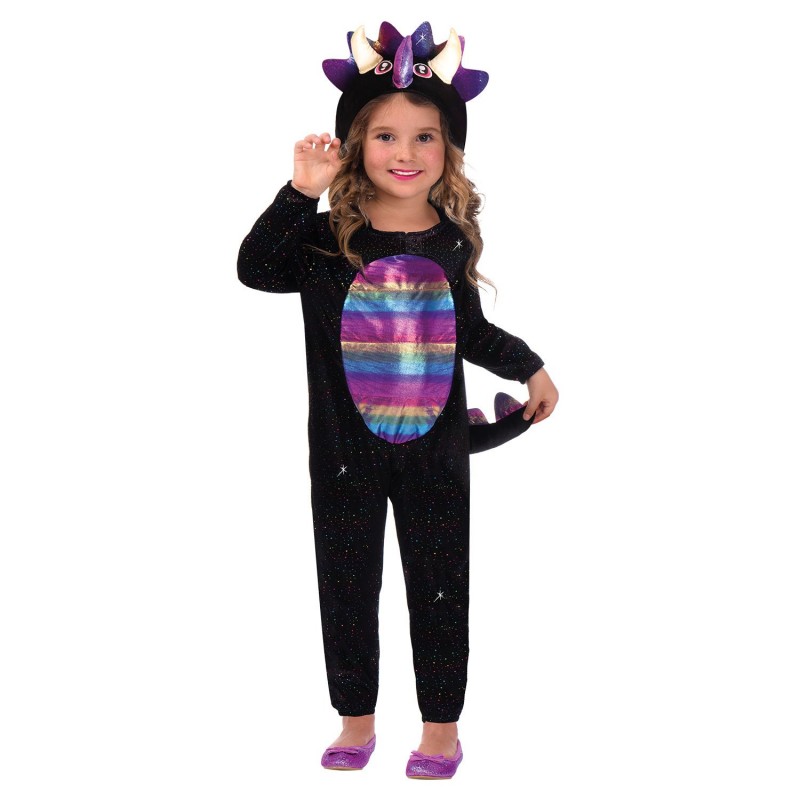 Dazzling Dino Girl's Costume 4-6 Years