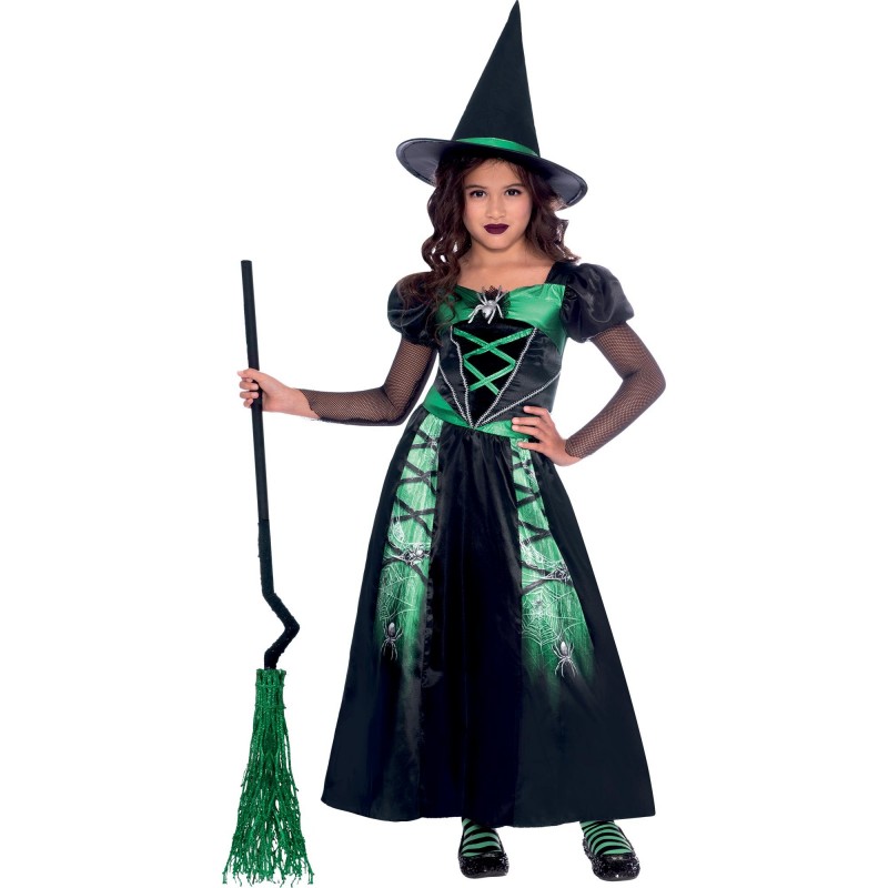 Spider Witch Girl's Costume 8-10 Years
