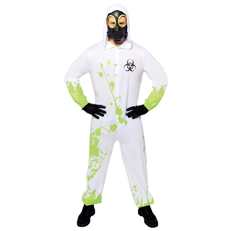 Hazmat Suit Men's Costume Large
