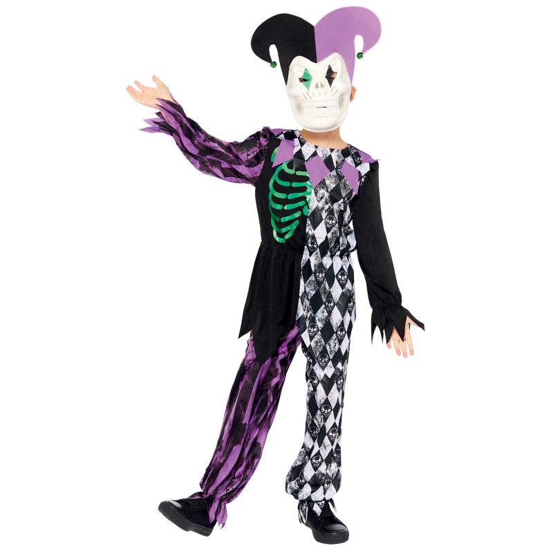 Jester Boy's Costume 4-6 Years