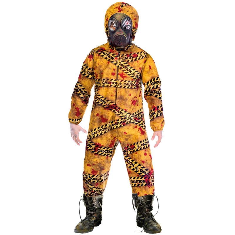 Quarantine Zombie Unisex Kid's Costume 12-14 Years