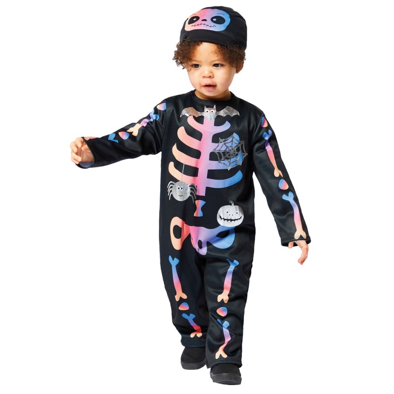 Ombre Skeleton Girl's Costume 4-6 Years