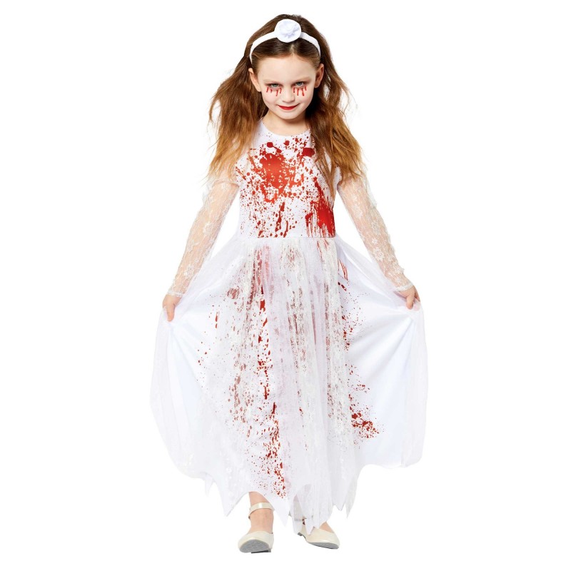 Bloody Bride Girl's Costume 10-12 Years