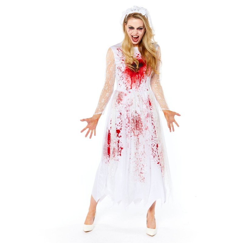 Bloody Bride Women's Costume Size 6-8