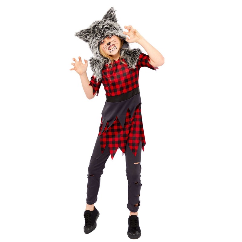 Miss Hungry Howler Girl's Costume 10-12 Years
