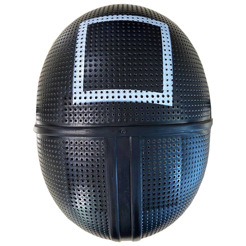 Black Squid Game Guard Mask Square