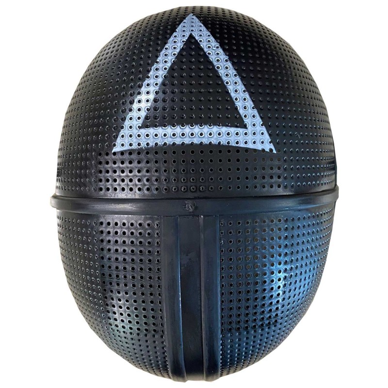 Black Squid Game Guard Mask Triangle