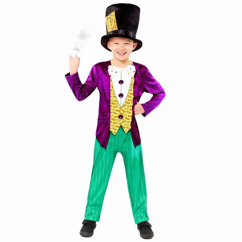 Willy Wonka Charlie & The Chocolate Factory Sustainable Boy's Costume 3-4 Years