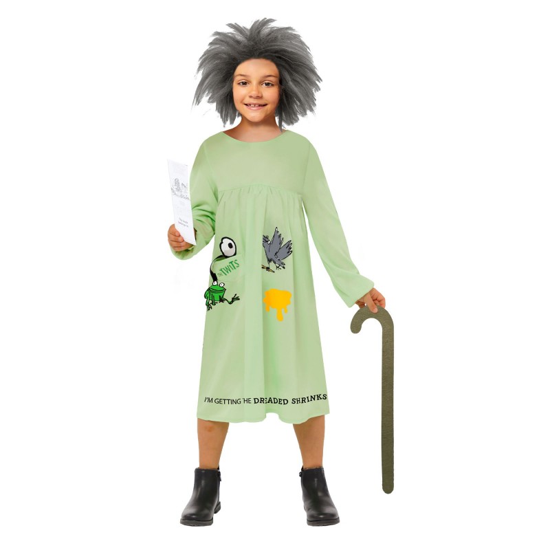 Mrs Twit The Twits Girl's Costume 10-12 Years