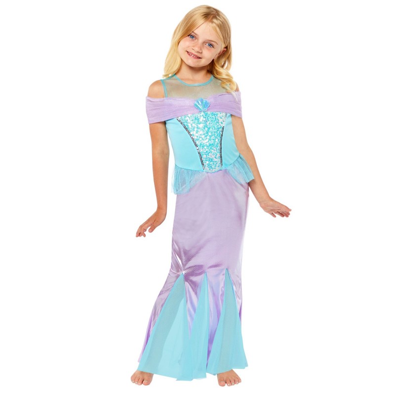 Mermaid Girl Costume 8-10 Years