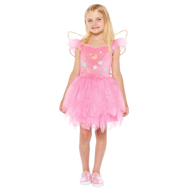 Pink Fairy Girl's Costume 4-6 Years
