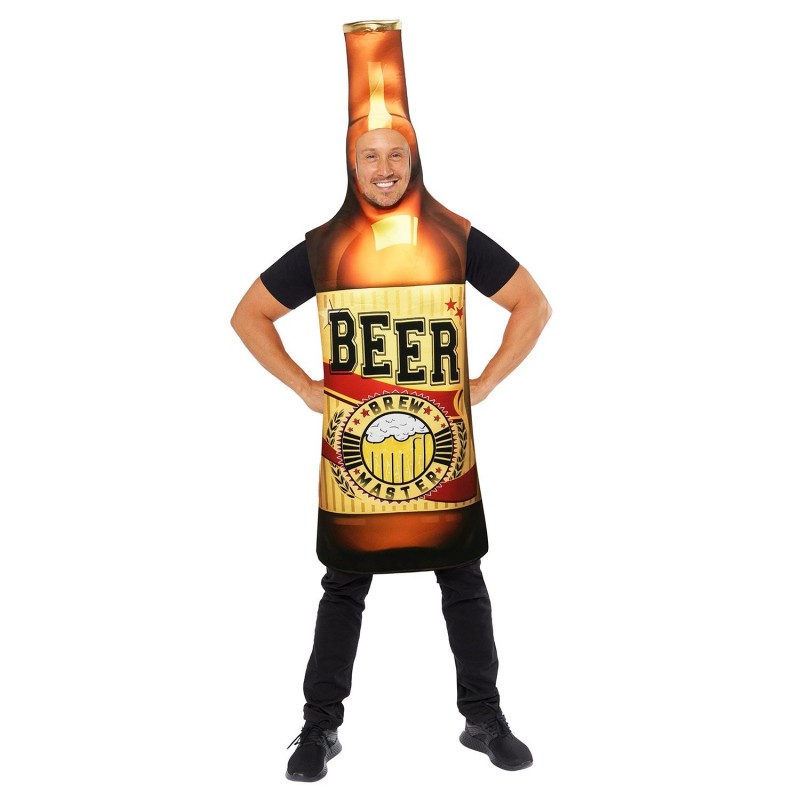 Beer Bottle Tabard Men's Costume Standard Size