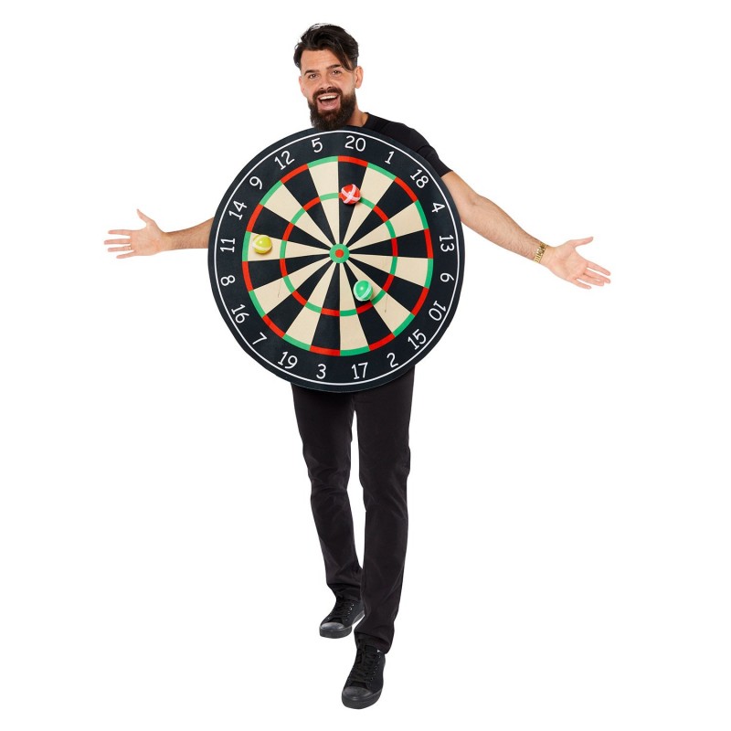 Dartboard Tabard Men's Costume Standard Size