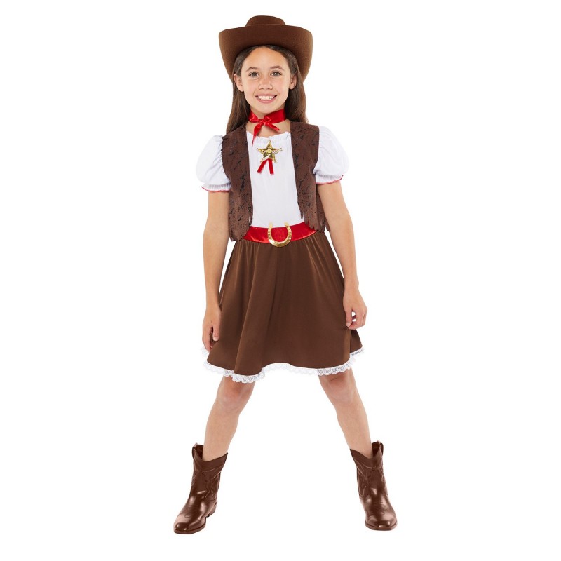 Western Cowgirl Girl's Costume 10-12 Years
