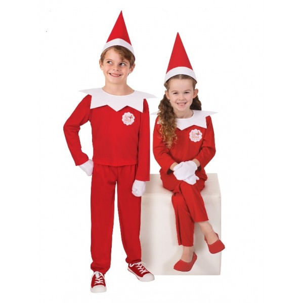 Elf On The Shelf Child Costume Christmas