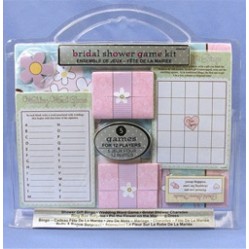 Bridal Shower Party Games Bingo, Charades, Pin the Flower