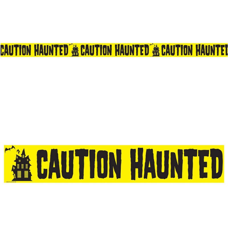 Halloween Caution Haunted Party Tape 6m - NFS Party