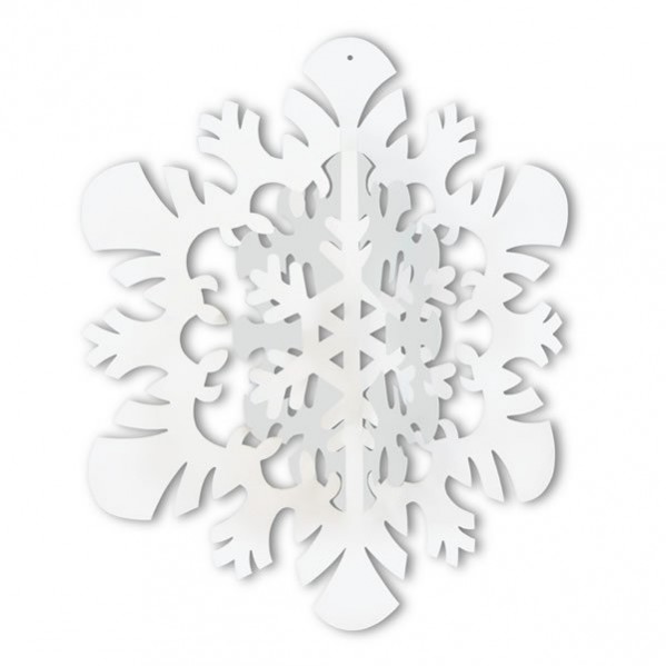 Christmas Party Decorations - Hanging Decoration 3D Snowflake