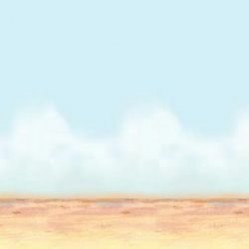 Hawaiian Desert Sky & Sand Backdrop Insta-Theme Scene Setter 1.2m x 9.1m