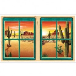 Cowboy Desert Window Insta-Theme Props 96cm x 157cm