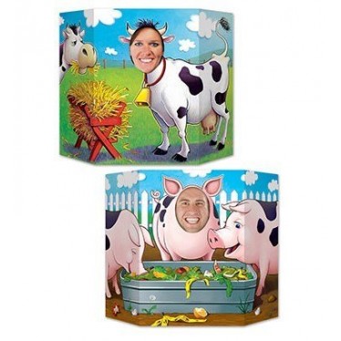 Farmhouse Fun Party Supplies - Photo Prop Farm Yard Animals