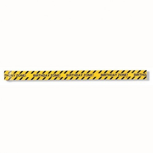 Big Dig Construction Birthday Zone! Warning Party Tape 13.7m - NFS Party
