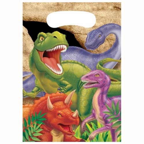Dinosaur Dino Blast Loot Favour Bags 8 pk - NFS Party