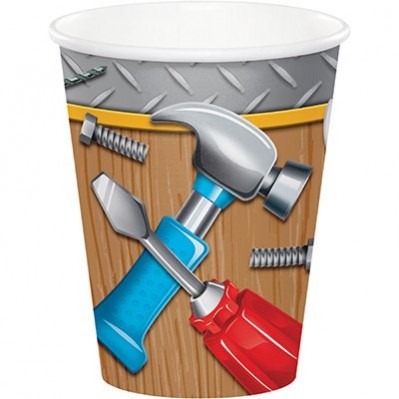 Handyman Tools Paper Cups 266ml Pack of 8