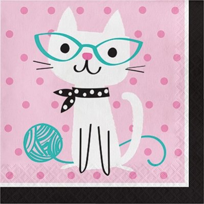 Purrfect Party Supplies - Lunch Napkins - NFS Party