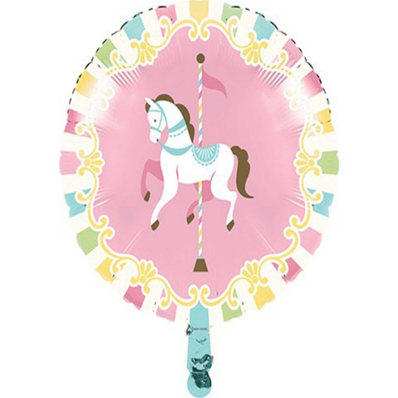 Carousel Party Decorations - Foil Balloon
