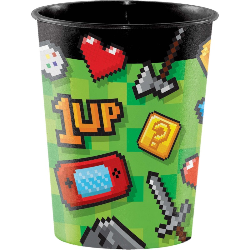 Level Up Gaming Keepsake Plastic Cup 16oz