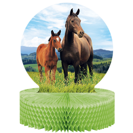 Horse and Pony Honeycomb Centrepiece 30cm x 23cm - NFS Party