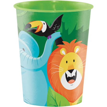 Jungle Safari Keepsake Souvenir Favour Plastic Cup 473ml
