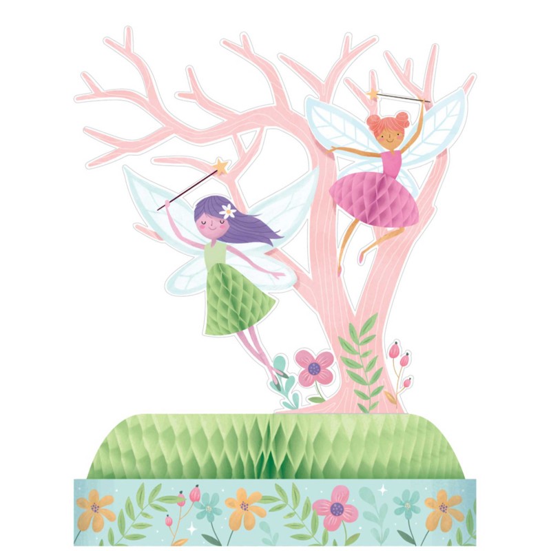 Fairies Fairy Forest Honeycomb Centrepiece 30cm x 23cm Fairies Fairy Forest Honeycomb Centrepiece 30cm x 23cm