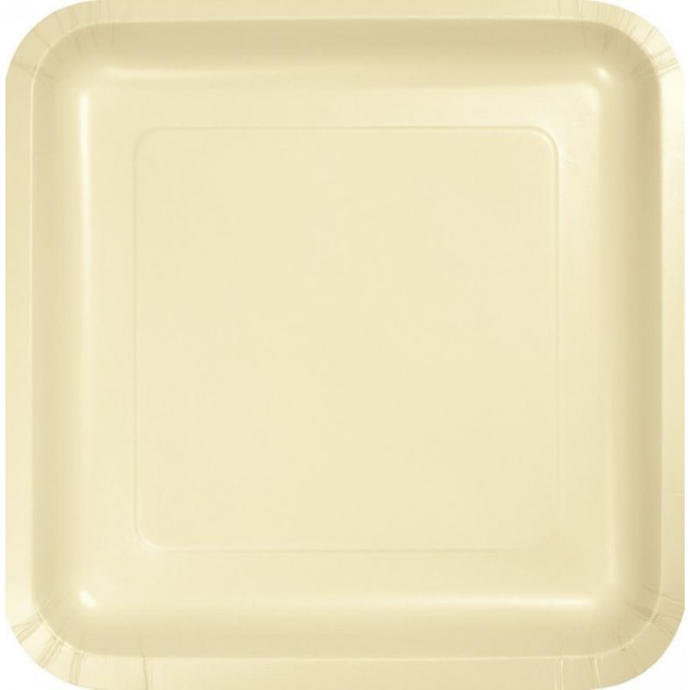 Ivory Square Lunch Plates 18cm 18 pk