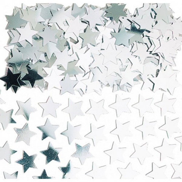 Silver Star Scatter Confetti Single Pack