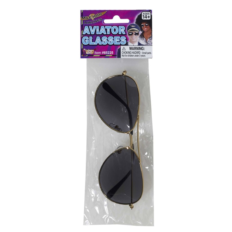 Aviator Glasses - Gold Careers